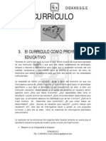 Modulo Curriculo Como Proyecto Educativo PDF