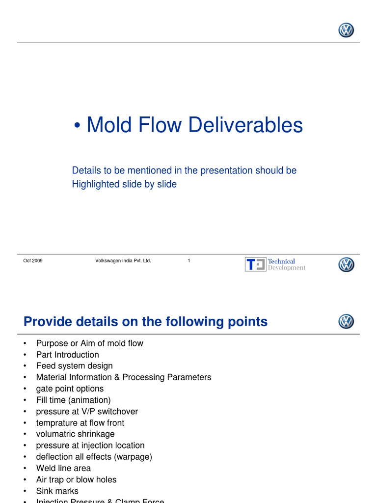 Mold Flow Details | PDF