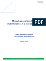 Metodologia para Mediciòn Multidim en Mèxico