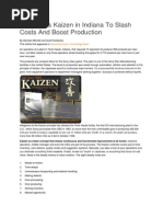 Sony Uses Kaizen