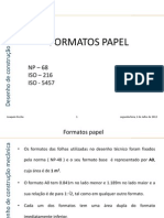 Desenho Formatos Escalas