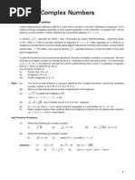 Complex Number Theory E