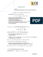 Problemas de AlgebraLinneal