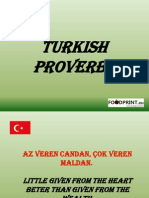 Turkish Proverbs