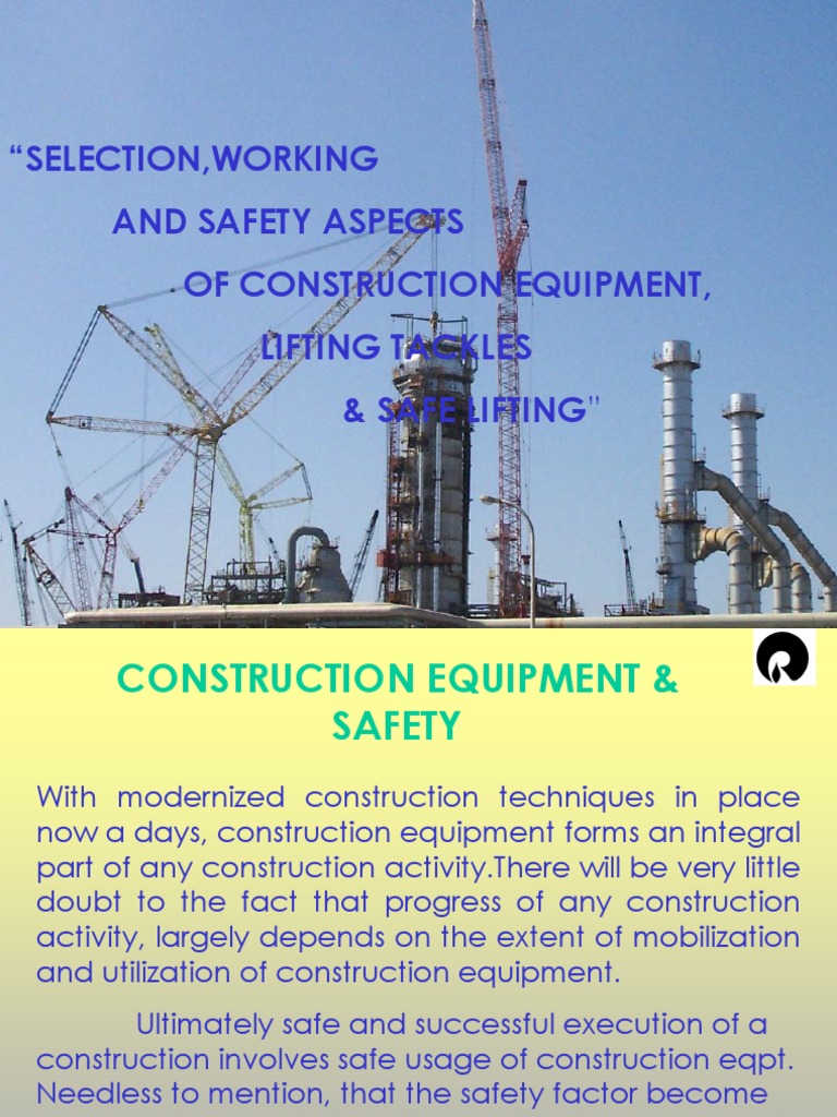 Crane Safety and Lifting Guidelines | PDF | Heavy Equipment | Crane ...