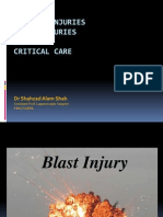 Blast Injury and Critical Care