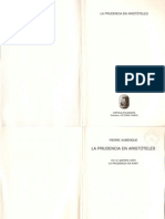 La Prudencia en Aristoteles Aubenque PDF