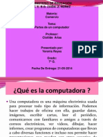 Partes de La Computadora en Power Point