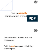 UNCTAD 10 Principles to Simplify Administrative Procedures 18 June2014