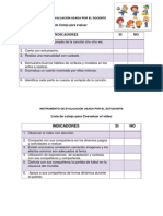 Instrumento de Evaluacin Dengue