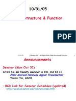 D Dobbs ISU - BCB 444/544X: RNA Structure & Function 1