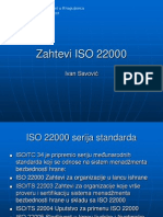Zahtevi ISO 22000