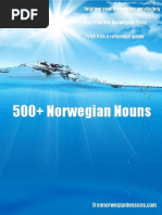 Download 500 Norwegian Nouns by   SN230312915 doc pdf