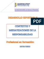 Contextos y Mediatizaciones de La Responsabilidad Desarrollo Espiritual II