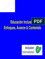 Enfoque Economico de La Inclusion Educativa