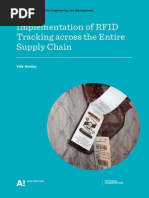 Implementation of RFID Tracking Across the Entire Supply Chain