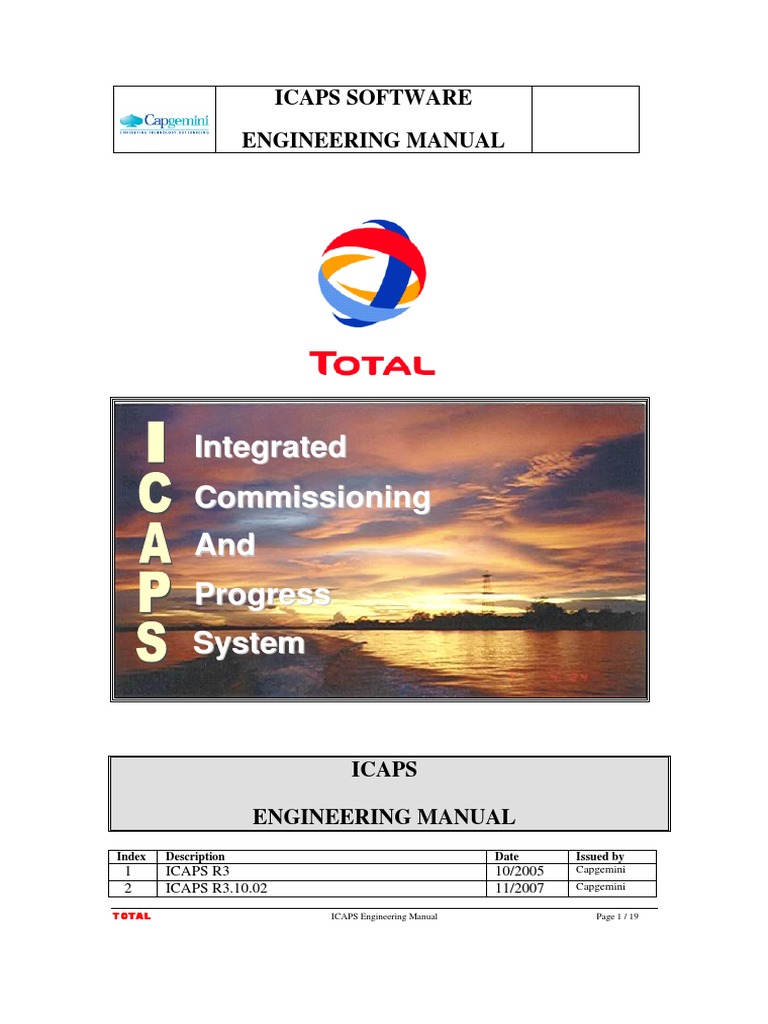 ICAPS Engineering Manual Overview | PDF | File Format | Databases
