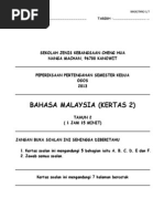 Bahasa Malaysia Tahun 2