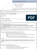 Supervisor Candidate Standard Evaluation: Section 1 - General Assessment Information