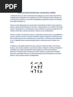 Diferencias Entre Educacion Fisica y Deporte