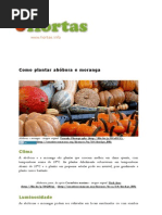 Como Plantar Abóbora e Moranga _ Hortas