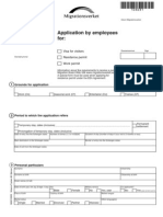 PUT Application Form