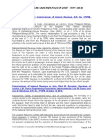 Justice Villarama Decisions (Jan 2010 - Nov 2011) Taxation Law