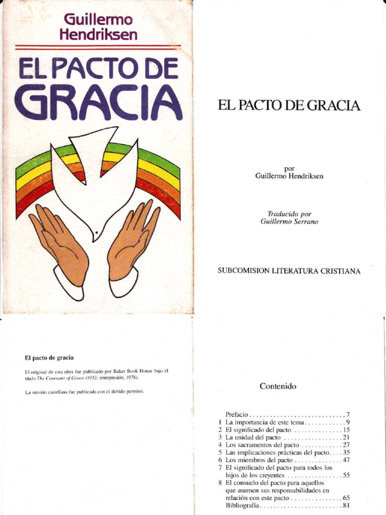 El Pacto de Gracia en la Fe Cristiana | PDF | Bautismo | Gracia divina