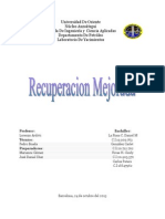 Informe de Recuperacion Mejorada