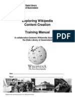 Wikipedia Training Manual
