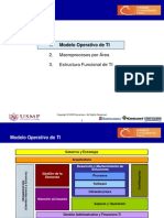 Modelo Operativo Objetivo de TI Clase 2014