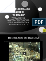 RECICLADO DE BASURA POWERPOINT