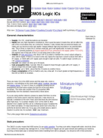 4000 Series CMOS Logic ICs