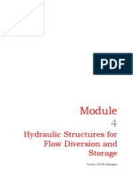 Hydraulic Structures for  Flow Diversion and  Storage