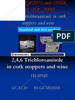2,4,6 Trichloroanisole in Cork Stoppers and Wine