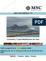 96 Ore de Vanzari MSC Cruises MSC Splendida 995