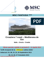 96 Ore de Vanzari Msc Cruises Msc Fantasia 34