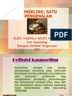 Kaunseling Satu Pengenalan