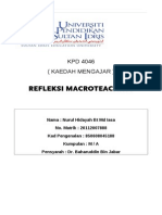 Refleksi Macroteaching CONTOH 1