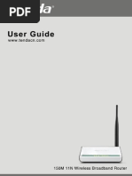 Tenda Wireless Router - User Guide English