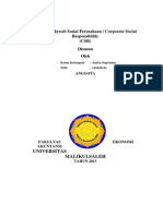 Tanggung Jawab Sosial Perusahaan / Corporate Social Responsibility (CSR) Disusun Oleh