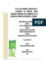 ABONO Creación de Una Empresa Productora y Comercializadora de Compost Por Fabio Alonso Bonilla Gomez de La UNAD