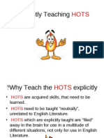 Explicitly Teaching HOTSppt 5 Ministrysite