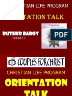 CLP Orientation Talk