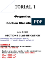 Tutorial 1 - Properties and Section Classification