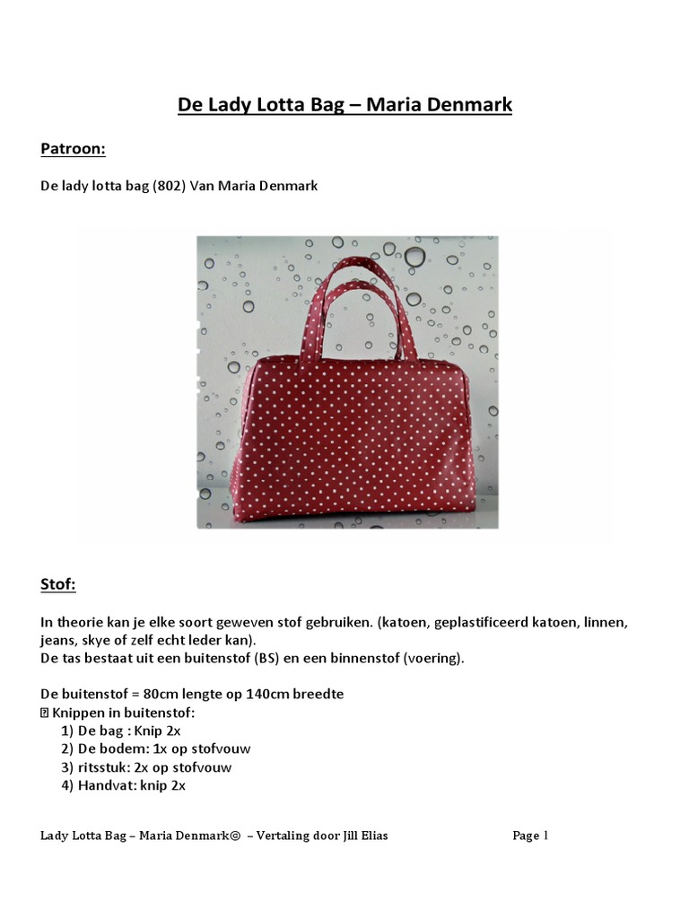 Lady Lotta Bag Vertaling NL PDF