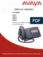 Manual Telefonico Digital AVAYA Mod. M3900 PDF