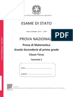 Invalsi Terza Media Matematica 2014