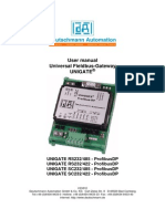 User Manual Universal Fieldbus-Gateway Unigate