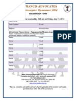 Volleyball Registration Form 2014 To Print